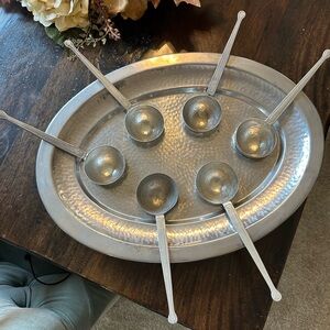 Pottery Barn Mediterranean Serving Spoon Platter